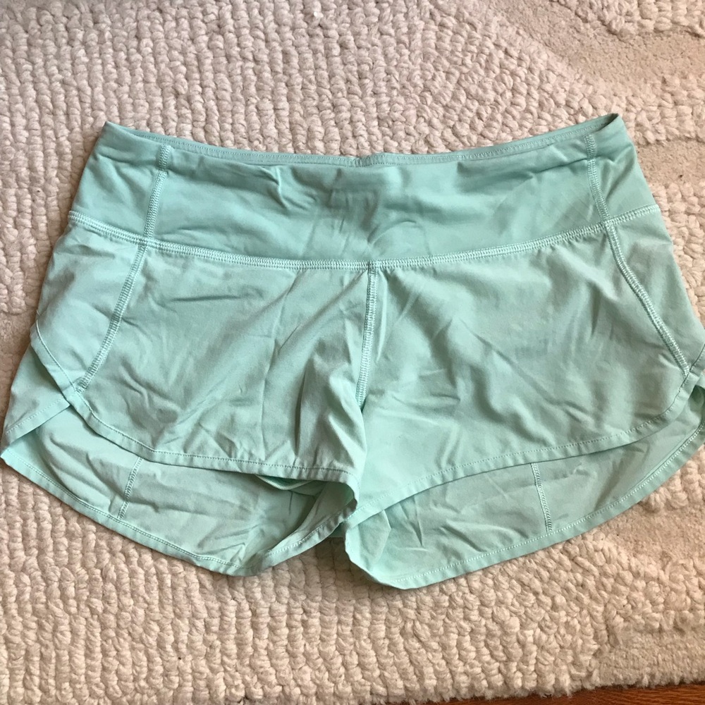 Lululemon mint shorts
